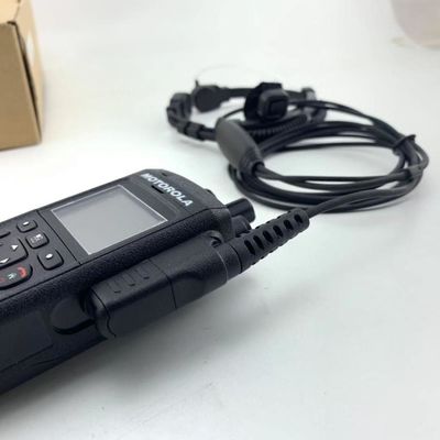 Motorola MTP3150 3250 6750 zware keelmicrofoon met akoestische buis koptelefoon