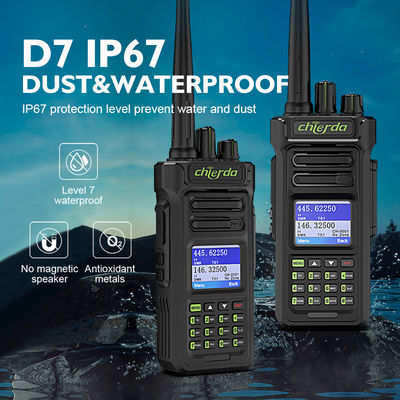 GPS IP67 Digitale walkie-talkie voor VHF UHF Transceiver Communicatie 150*64*40mm