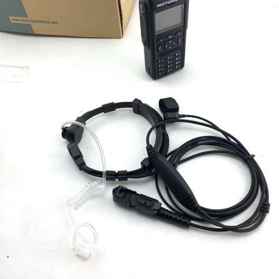 Motorola MTP3150 3250 6750 zware keelmicrofoon met akoestische buis koptelefoon