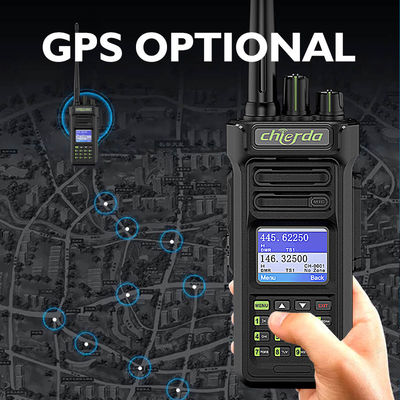 GPS IP67 Digitale walkie-talkie voor VHF UHF Transceiver Communicatie 150*64*40mm