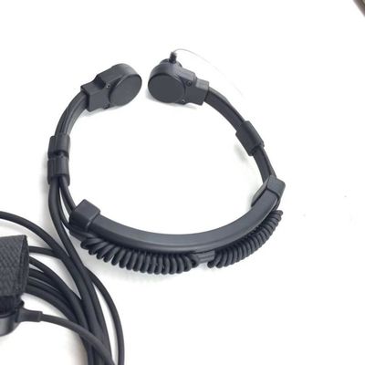 Motorola MTP3150 3250 6750 zware keelmicrofoon met akoestische buis koptelefoon