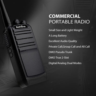 Belfone DMO Pseudo Trunk VHF/UHF Walkie Talkie BF-TD506 128 Storage Channel en Dual Modes
