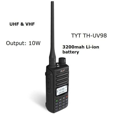 TYT TH-UV98 10W Walkie-Talkie De ideale keuze voor gids en buitenactiviteiten
