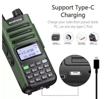 Baofeng UV-9R Pro T57 10W Handheld Walkie Talkie 3.7V Transceiver met 2800mAh batterij
