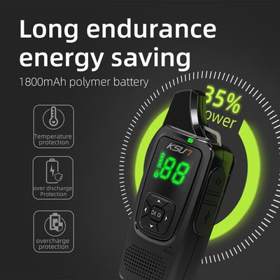 Handheld Terminal Style Two Way Radio KSUN V6 Verborgen Display UHF Draadloos Draagbaar PTT
