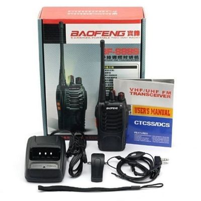 Originele Baofeng BF 888S Walkie Talkie Frequentiebereik 400-470Hz Met oplaadhouer