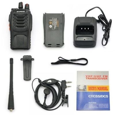 Originele Baofeng BF 888S Walkie Talkie Frequentiebereik 400-470Hz Met oplaadhouer