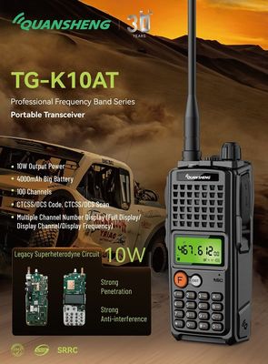 2024 Amateur Walkie Talkie 15W High Power Long Distance Two Way Radio met 500km bereik
