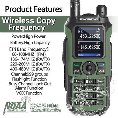 Long Range Baofeng UV-21 Pro Walkie Talkie met 999 CHS Intercom en Dual Band Frequency