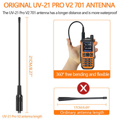 Long Range Baofeng UV-21 Pro Walkie Talkie met 999 CHS Intercom en Dual Band Frequency