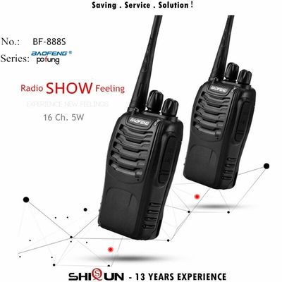 BF-888s Baofeng Walkie Talkie Dual Band Ham Radio BF888S UHF Transceiver Tweeweg Radio
