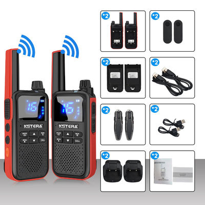 CE goedgekeurde KST AT100 waterdichte walkie-talkie met blauwe tand oortelefoon voor T82 T80 T62