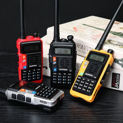 8 Watt Ham Walkie Talkie UV-S9plus UHF VHF Handheld Radio BAOFENG met 2200mAh batterij