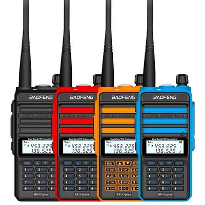 Baofeng X3 Plus Walkie Talkie IPX6 Waterdicht 0-5km Talk Range Temperatuurbescherming