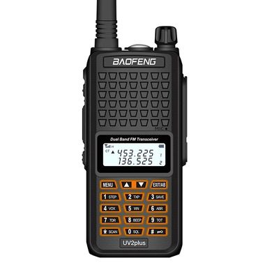 130 x 58 x 35 mm Zwart Baofeng Bf-UV2plus IP68 LED zaklamp UV Dual Band Walkie Talkie