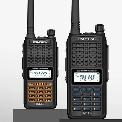 130 x 58 x 35 mm Zwart Baofeng Bf-UV2plus IP68 LED zaklamp UV Dual Band Walkie Talkie
