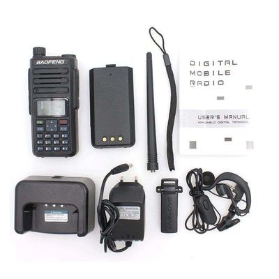DMR VHF/UHF Baofeng DM-1801 Handheld Dual Band Walkie Talkie voor digitale signaalintercom