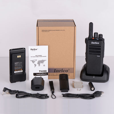 Maximaal bereik 50 km 4G Internet Radio Poc T522A Zello Walkie Talkie T522A Network Radio