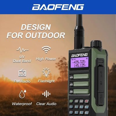 2024 BaoFeng UV-16 PRO High Power TYPE-C Walkie Talkie met zwarte kleur en 5W uitgang