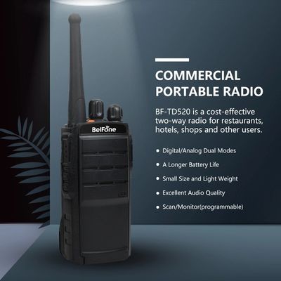 7.4V digitale UHF VHF Dmr draagbare radio draadloze langeafstandswalkie-talkie