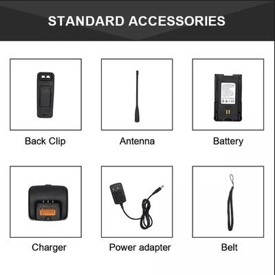 7.4V digitale UHF VHF Dmr draagbare radio draadloze langeafstandswalkie-talkie