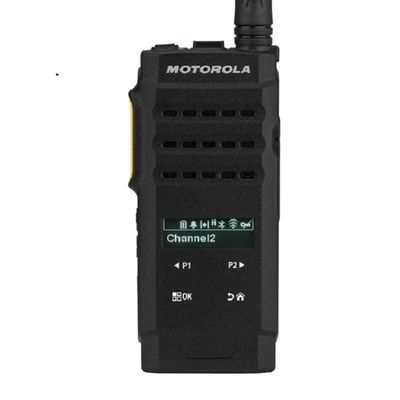 128 opslagkanalen zwarte walkie-talkie met een hoge signaalsterkte en een sterk signaal