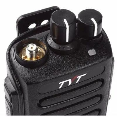 2200mAh zwarte digitale draagbare walkie-talkie MD-680 voor VHF UHF Frequency Type Direct