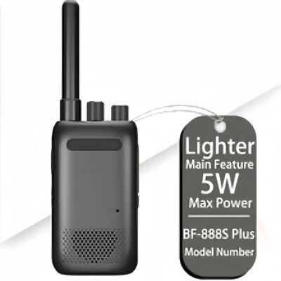 Waterbestendigheid IPX6 2W 4W 5W Walkie Talkie voor bouwlocaties en fabrieken