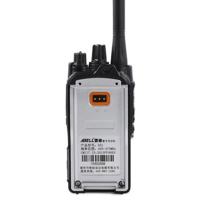 0-8km Talk Range IPX5 Waterbestendig niveau Abell A51 Tdma Dual Time Slot Walkie Talkie