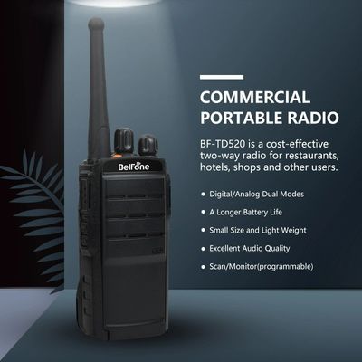 216g Straight Bf-TD520 DMR Radio Walkie-Talkie Op betaalbare prijs Met 128 opslagkanalen