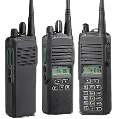 122 X 55 X 35,5 mm Draagbare tweerichtingsradio VHF / UHF-intercom met Li-ion-batterij