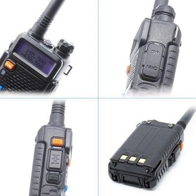 206g Baofeng UV5r Dual Frequency VHF UHF Professionele Walkie-Talkie voor beveiligingsteams