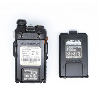 206g Baofeng UV5r Dual Frequency VHF UHF Professionele Walkie-Talkie voor beveiligingsteams