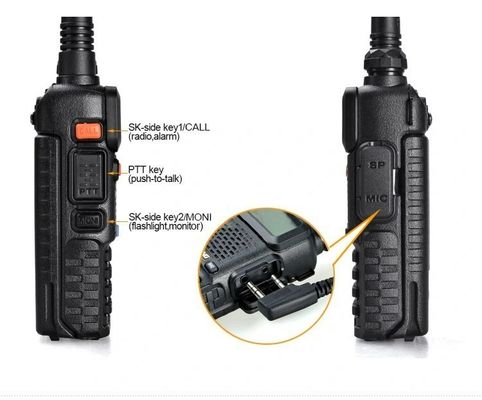 206g Baofeng UV5r Dual Frequency VHF UHF Professionele Walkie-Talkie voor beveiligingsteams