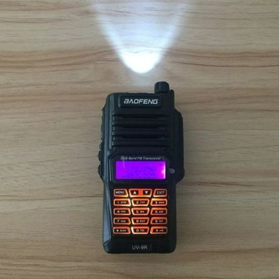VHF UHF Ham Walkie Talkie Schepen High Power Output Long Range Radio Communicator UV-9r