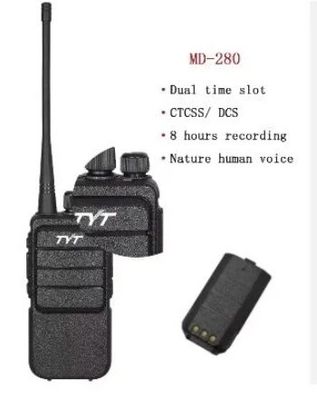 5W Tyt MD-280 Dmr Walkie Talkie met Superhet Functie Ontvanger en Transmitter in 2024