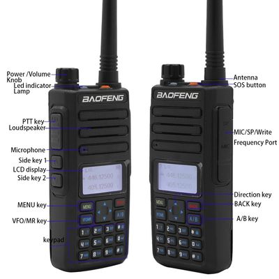 Walkie Talkie Producten van Baofeng Digital Dr-1801UV Handheld Radio Two Way Radio Dual Band