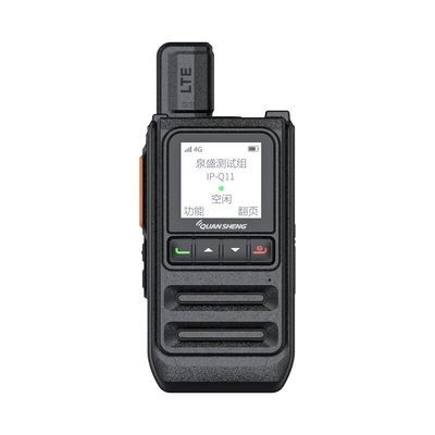 Li-on-batterij walkie-talkie Quansheng IP-Q11 4G LTE Poc 1,44 inch kleuren scherm draadloos