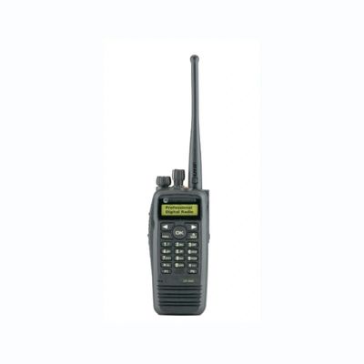 UHF/VHF draagbare walkie-talkie digitale radio met werkspanning 7,4 V in zwart