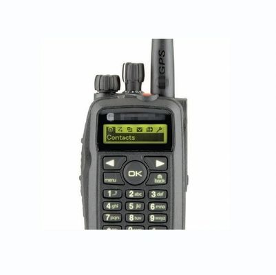 UHF/VHF draagbare walkie-talkie digitale radio met werkspanning 7,4 V in zwart