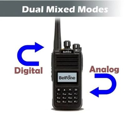 Zwarte Belfoon Bf-Td515 VHF UHF Radio Lang bereik 5W Draagbare draadloze 2 Way Commerciële