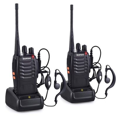 Terminal Style Handheld UHF Radio Walkie-Talkies Bf-888s Recht voor 0-10KM Talk Range