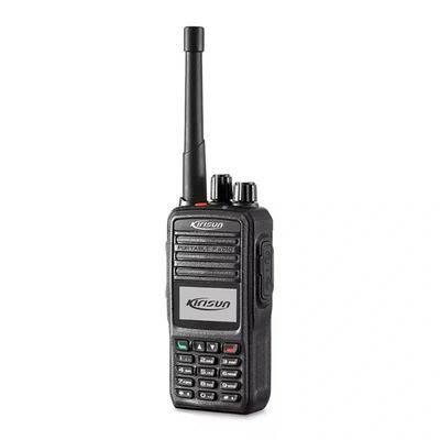 136-174MHz/400-470MHz Frequentiebereik Rechte DMR Draagbare Radio voor Bedrijfsbehoeften
