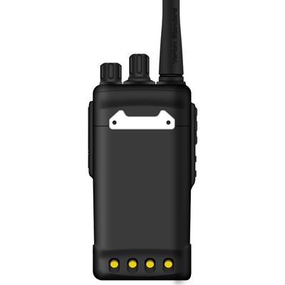 Blijf verbonden tijdens uw avonturen in de buitenlucht met de draagbare zwarte walkie-talkie V318
