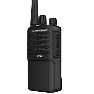 Blijf verbonden tijdens uw avonturen in de buitenlucht met de draagbare zwarte walkie-talkie V318