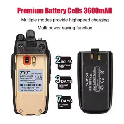 TH-UV8000e Ham Walkie Talkie met 10 km lange afstand en VHF 136-174 frequentiebereik