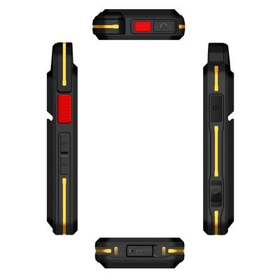 Zwart Uniwa F101 4 inch Touch Screen Zello IP65 Waterdicht Poc Radio 4G Android Walkie Talkie met NFC en Sos Button In 2024