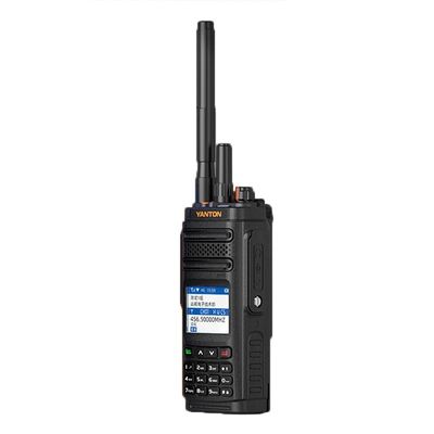 Openbaar netwerk Walkie Talkie Yanton T-X780 Dual Mode met alarmfunctie 194g Zwart