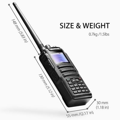 Baofeng DM-1701 5W Dual Band DMR Radio Vhf Mobiele Radio met 128CH opslagkanaal
