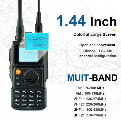 Langbereik Full Band UV-K6 Type-C Charging Walkie Talkie met standaardbatterij van 1400 MAH